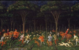 Paolo Uccello, ‘The Hunt in the Forest’ painting