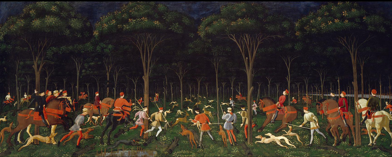 Paolo Uccello, ‘The Hunt in the Forest’ painting