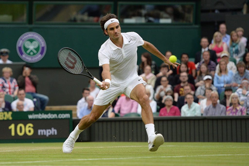 Roger Federer at Wimbledon