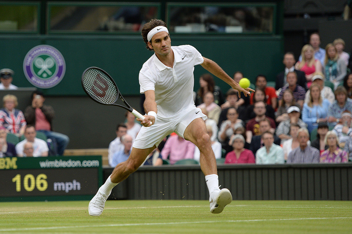 Roger Federer at Wimbledon